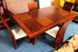 BRAND NEW DESIGN QUALITY TABLE & 4 CHAIRS FROM WMC ($895.00)