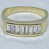 14KT YELLOW GOLD 1.30CTS DIAMOND RING