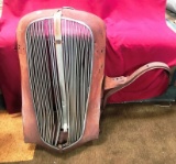 ANTIQUE RED FRONT GRILL  FROM ____?____ CAR