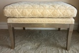 SILVER LEG DESIGNER FOOT STOOL