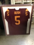 SIGNED REGGIE BUSH USC FOOTBALL JERSEY