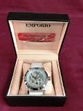 NEW EMPORIO STAINLESS STEEL WATCH
