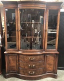 1950'S MAHOGANY CHINA CABINET