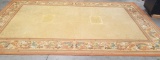 HUGE 10'X15' AREA RUG - PEACH COLOR - SEE PICS FOR CONDITION