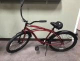 NEW RED BEACH CRUISER BICYCLE