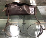 ANTIQUE GLASSES W/ CASE