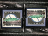 LOT OF TWO FRAMED INDIANA COLTS ARTWORK