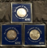 LOT OF (3) SILVER EAGLE COINS 1.0oz COINS