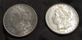 LOT OF (2) MORGAN SILVER DOLLARS  - SEE PICS FOR YEARS & CONDITION