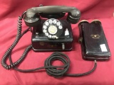 COLLECTIBLE BLACK PHONE WITH ATTACHMENT
