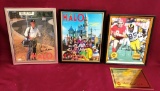 LOT OF (3) SIGNED FRAMED PHOTOS  -SEE PICS