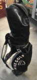 NIKE GOLF  BAG W/ VERY NICE SET OF GOLF CLUBS