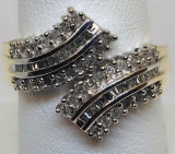 10KT YELLOW GOLD .50CTS DIAMOND RING 4.3GRS