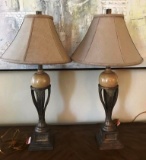PAIR OF GORGEOUS MATCHING LAMPS