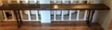 LONG VINTAGE SOLID WOOD BENCH