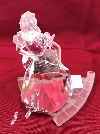 4" TALL SWAROVSKI CRYSTAL CINDERELLA