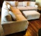 CRATE & BARREL SECTIONAL WITH MATCHING OTTOMAN ($3,699.00)