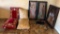 LOT OF DECORATIVE PILLOWS & WALL ARTWORK FROM ESTATE