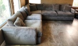 GREAT QUALITY FROM CRATE & BARREL 2PC SECTIONAL - TAN