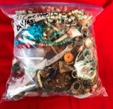 8.4 POUND LOT OF ASSORTED COSTUME JEWELRY FROM ESTATE