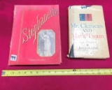 LOT OF TWO ANTIQUE BOOKS - STEPHANETTE RED BOOK & JUSTIN KAPLAN