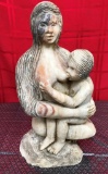 MANDANAO MARBLE MOTHER SCULPTURE BY SHURE - 18