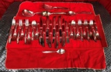 SET OF RODGERS FLATWARE SET IN BLACK CASE - SEE PICS