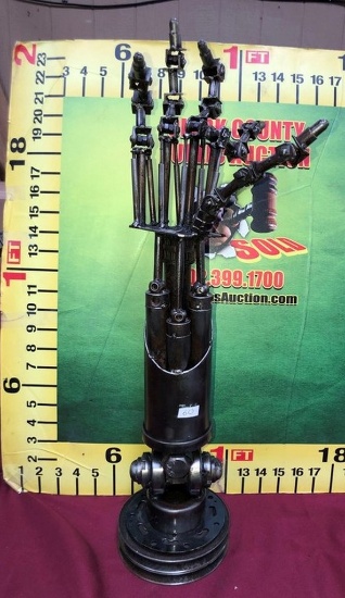 24" TERMINATOR'S HAND Hand Made Recycled Scrap Metal Sculpture