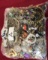 8 POUND BAG OF ASSORTED COSTUME JEWELRY FROM ESTATE (BAG A)