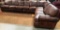 CUSTOM DESIGNED 8 CUSHION ALL LEATHER QUALITY SECTIONAL  - GREAT CONDITION ($8,700.00)