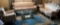 5PC EXQUISITE LIVING ROOM SUITE - SOFA, LOVESEAT, CHAIR, COFFEE TABLE & END TABLE