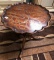 ELEGANT INLAID TOP PIE CRUST LAMP TABLE