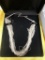 STERLING SILVER DESIGNER NECKLACE - BLACK CASE