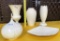 LOT OF (5) LENOX PORCELAIN PIECES - VASES, DISH & CANDY DISH