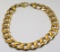 14KT YELLOW GOLD 8 INCH CURB LINK BRACELET 36GRS