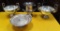 LOT OF (4) SILVER PLATE BOWLS & PLATTERS