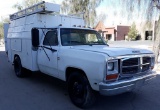 1986 DODGE D-350 UTILITY TRUCK - RUNS GOOD, GREAT WORK TRUCK!!