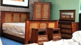 QUEEN PIER ONE IMPORTS BEDROOM SET - 6PC SET