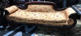 PHENOMENAL CONDITION ANTIQUE SOFA WITH MAHOGANY CARVED FRAMED