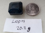 20.2g LAPIS PRECIOUS STONE - SEE PICTURE FOR DETAILS