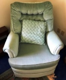 GREEN SWIVEL VINTAGE CHAIR