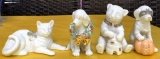 LOT OF (4) LENOX ANIMAL FIGURINES