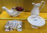 LOT OF (4) LENOX PORCELAIN PIECES  INCLUDING BABY SNOOPY