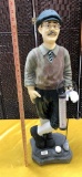 GOLFER STATUE