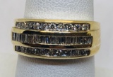 10KT YELLOW GOLD 1.00CTS DIAMOND RING