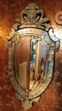 LARGE VENETIAN WALL MIRROR