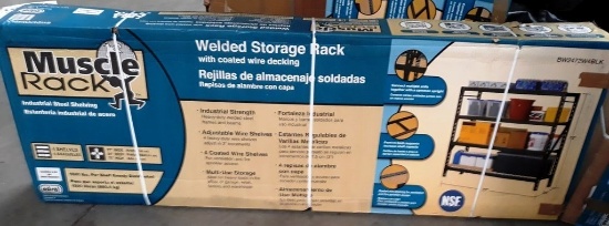 NEW "WELDED STORAGE RACK BY MUSCLE RACK (159.00 NEW ONLINE)