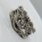 14KT WHITE GOLD 2.00CTS DIAMOND RING FEATURES .40CTS CENTER DIAMOND AND 1.60CTS AROUND