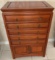 ROSEWOOD FLATWARE CABINET