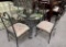 XOXO GLASS TOP TABLE & 4 CHAIRS